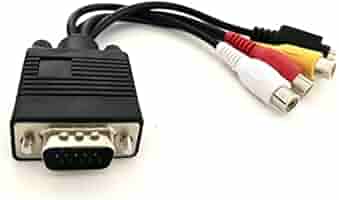 変換ケーブル VGAケーブル VGA S端子 + 3RCA 信号無変 Amazon.co.jp: 変換ケーブル VGAケーブル VGA オス から S端子 +